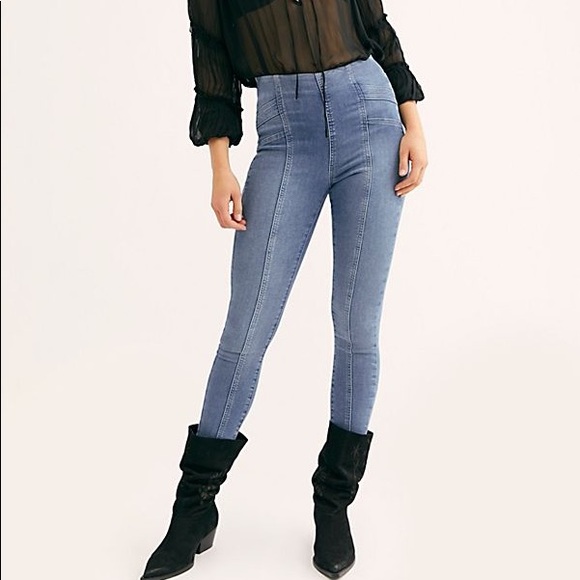 HP⭐️FREE PEOPLE Feel AlrightJeans NWT Sz 27 29 - Picture 8 of 14